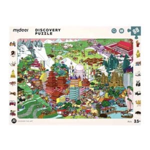 Mideer - Big World Small World India-Themed Discovery Puzzle: 88 Pieces