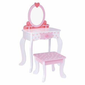 TookyToy - Kids Pretend Play Make-Up & Vanity Table Toy Set
