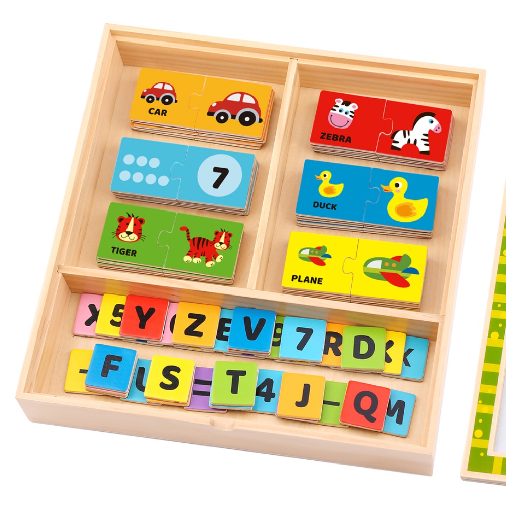 TookyToy - Learning the Alphabet Wooden Puzzle Box - Image 2