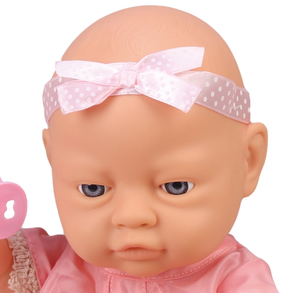 Baby Doll with Clothing, Pillow & Accessories - Vinyl Body - 40cm - Image 2