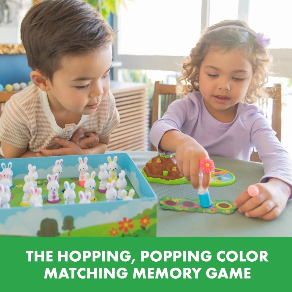 Educational Insights - Pop Pop Bunny Hop - Colour Matching Memory Game for Kids - Image 2