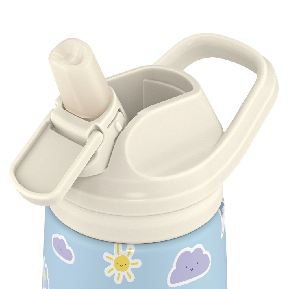 Cool Bottles - Kiddies Triple-Insulated Water Bottle - Rainbow Clouds 350ml - Image 4