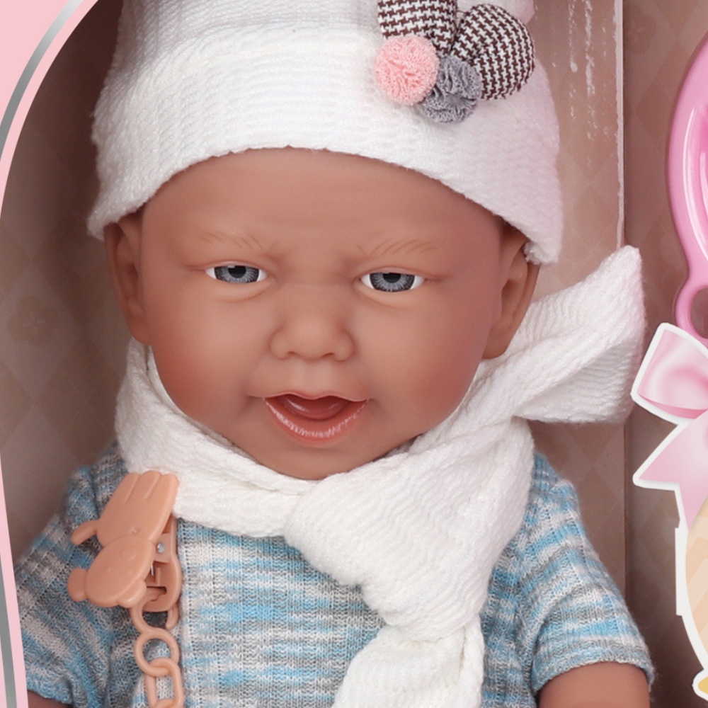 Baby Doll with Vinyl Body, 12 Sounds, Clothing & Accessories - 40cm - Image 4