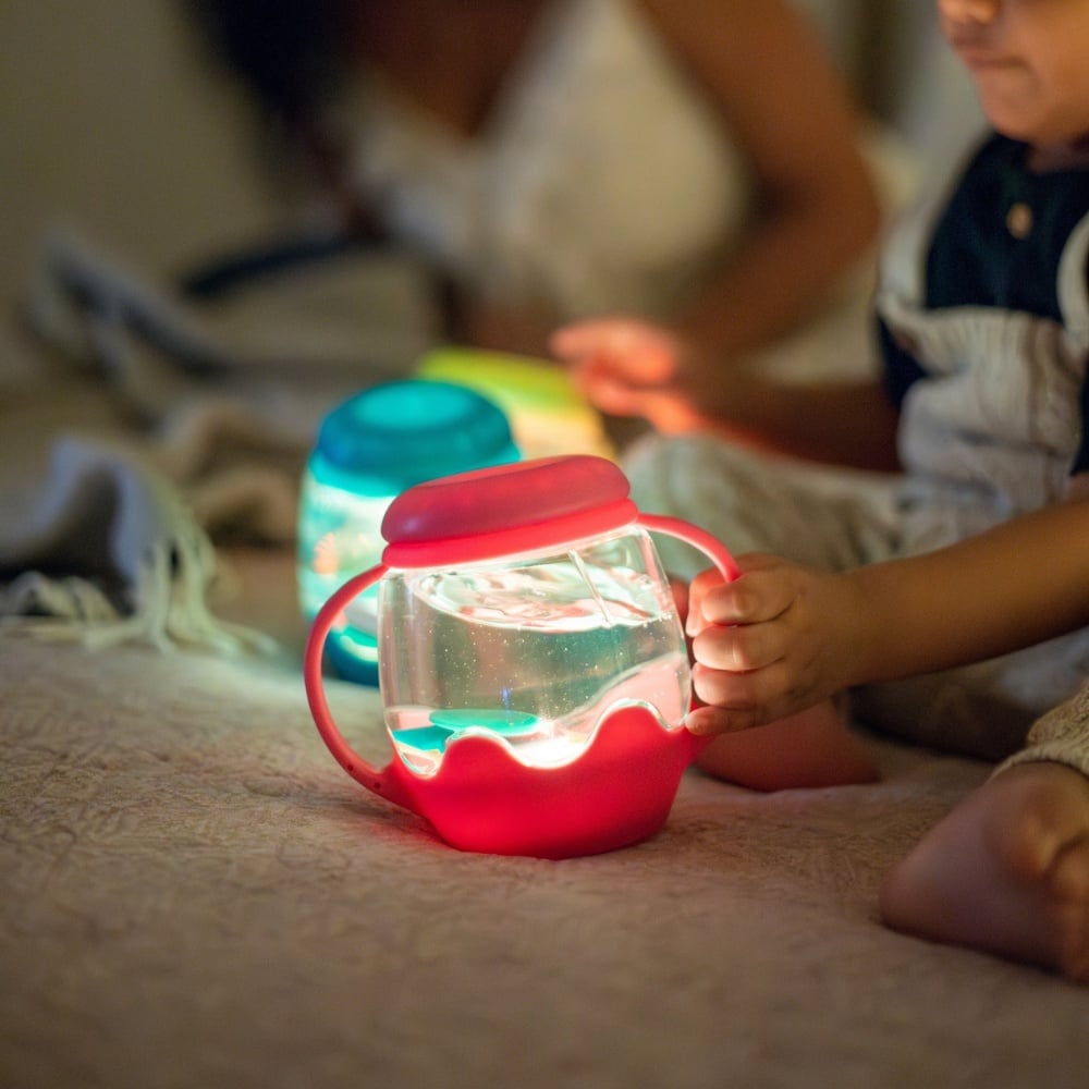 Glo Pals - Water Activated Sensory Mini Play Jar - Pink - Image 3