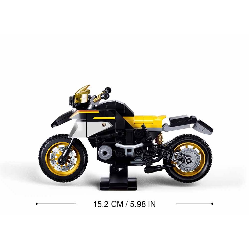 Sluban Building Set: Model Bricks - R1250 MS Motorcycle - 200pcs - Image 5