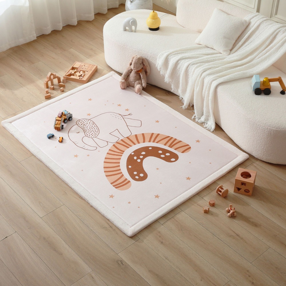 Hakuna Matte - CloudSoft Play Mat Carpet - Rainbow Elephant 170 x 120 x 2.5 cm - Image 8