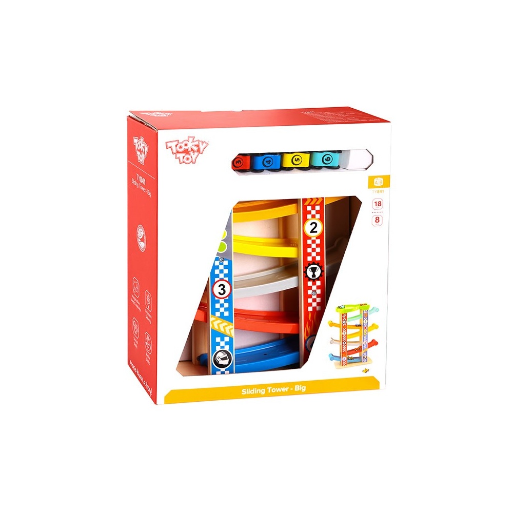 TookyToy - Ramp Car Racer with 6 Tracks & Cars - Image 5