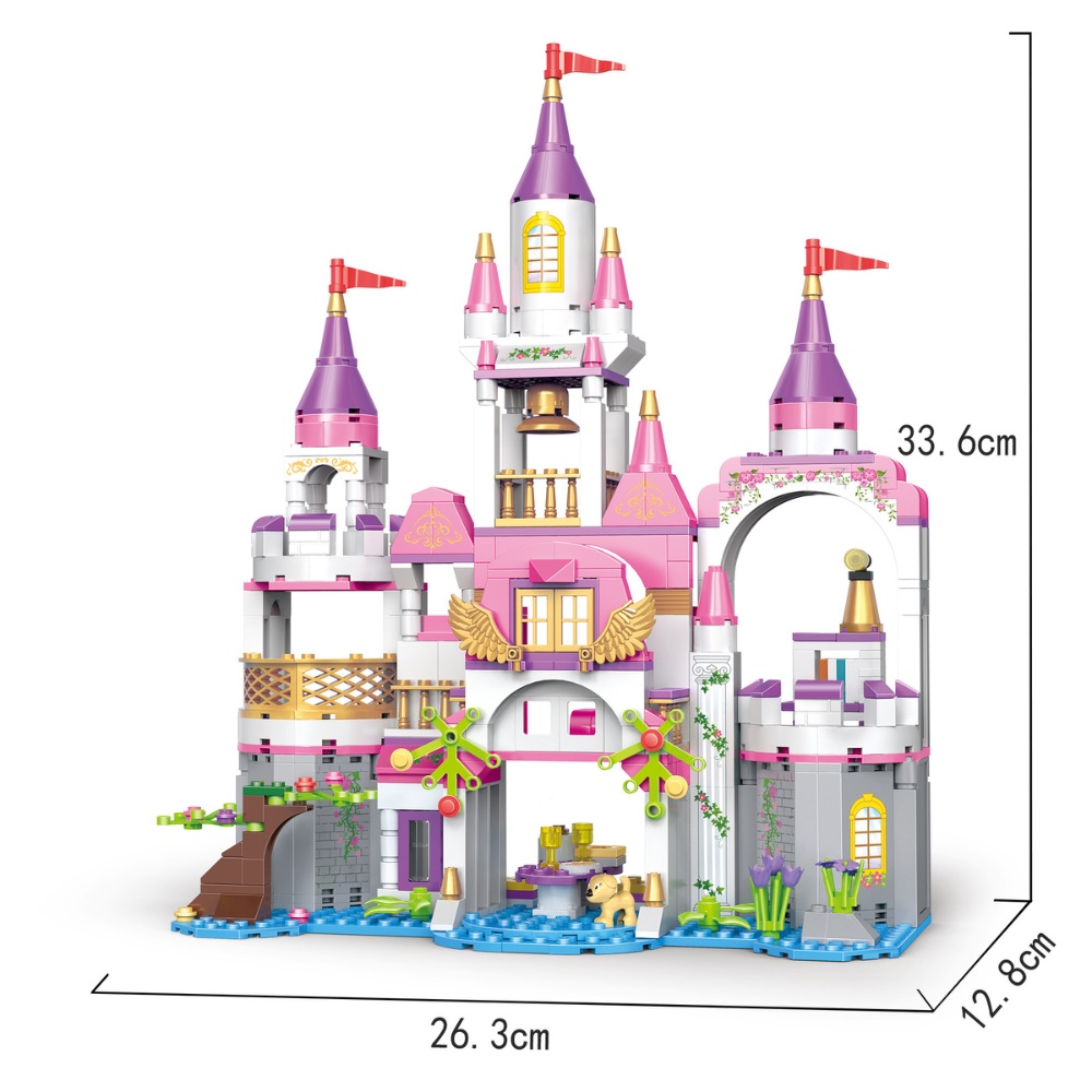 Cogo - Building Block Set - Fairytale Dream Castle - 516 Pieces - Image 8