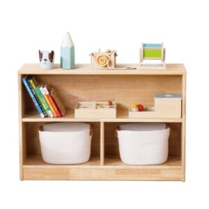 TookyToy - Wooden Shelf and Toy Storage for Kids Room: Rubber wood 60x90cm