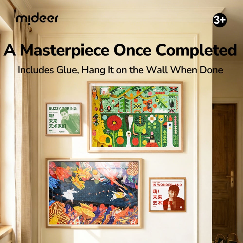Mideer - Artist Puzzle: Alice in Wonderland - 352 Piece Illustrated Jigsaw for Kids - Image 3
