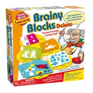 Small World Toys - Brainy Blocks Deluxe - 50pcs -**