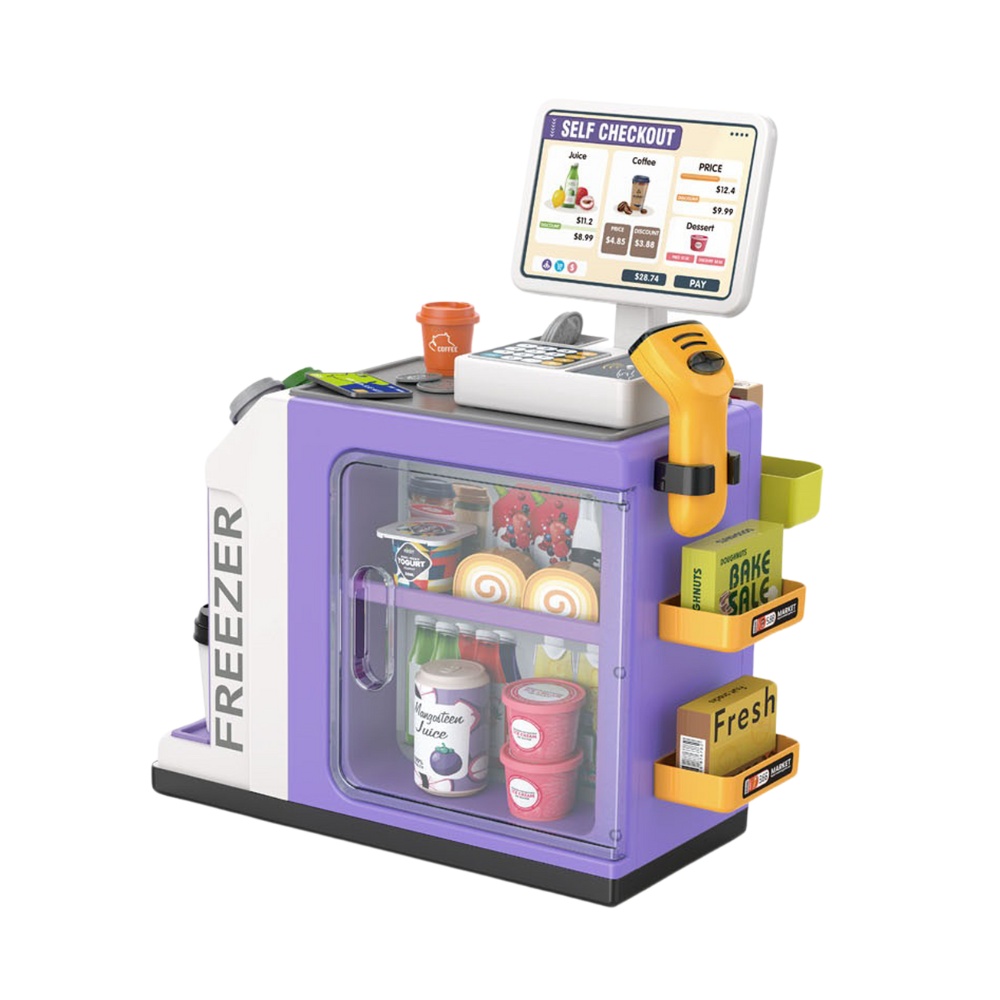 Cogo - Pretend & Play Grocery Store with Lights & Sound Effects - 46 Pieces-** - Image 2