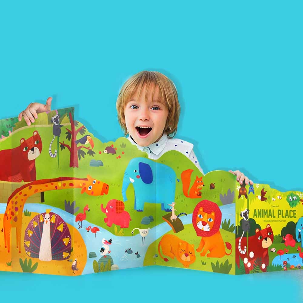 Jar Meló - Reusable Sticker Play Set - Animal Place - Image 3