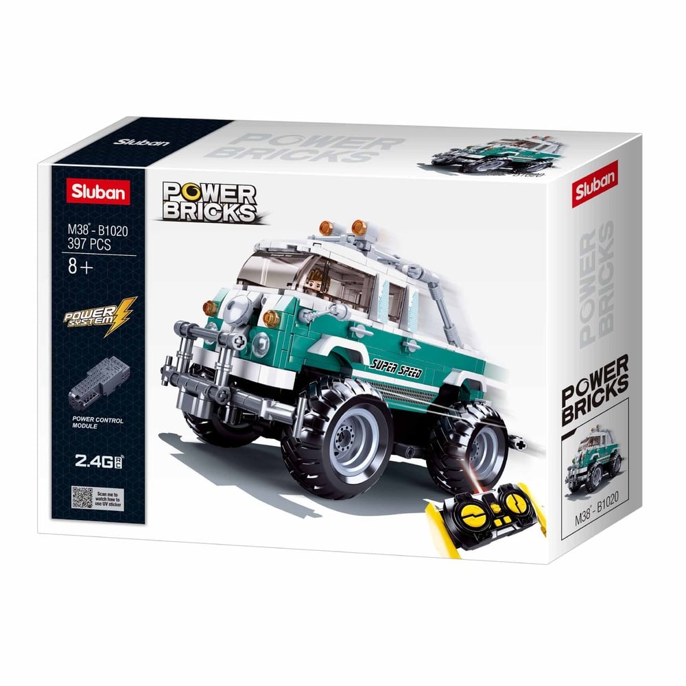 Sluban Building Set: Power Bricks - R/C T2 Truck 397pcs
