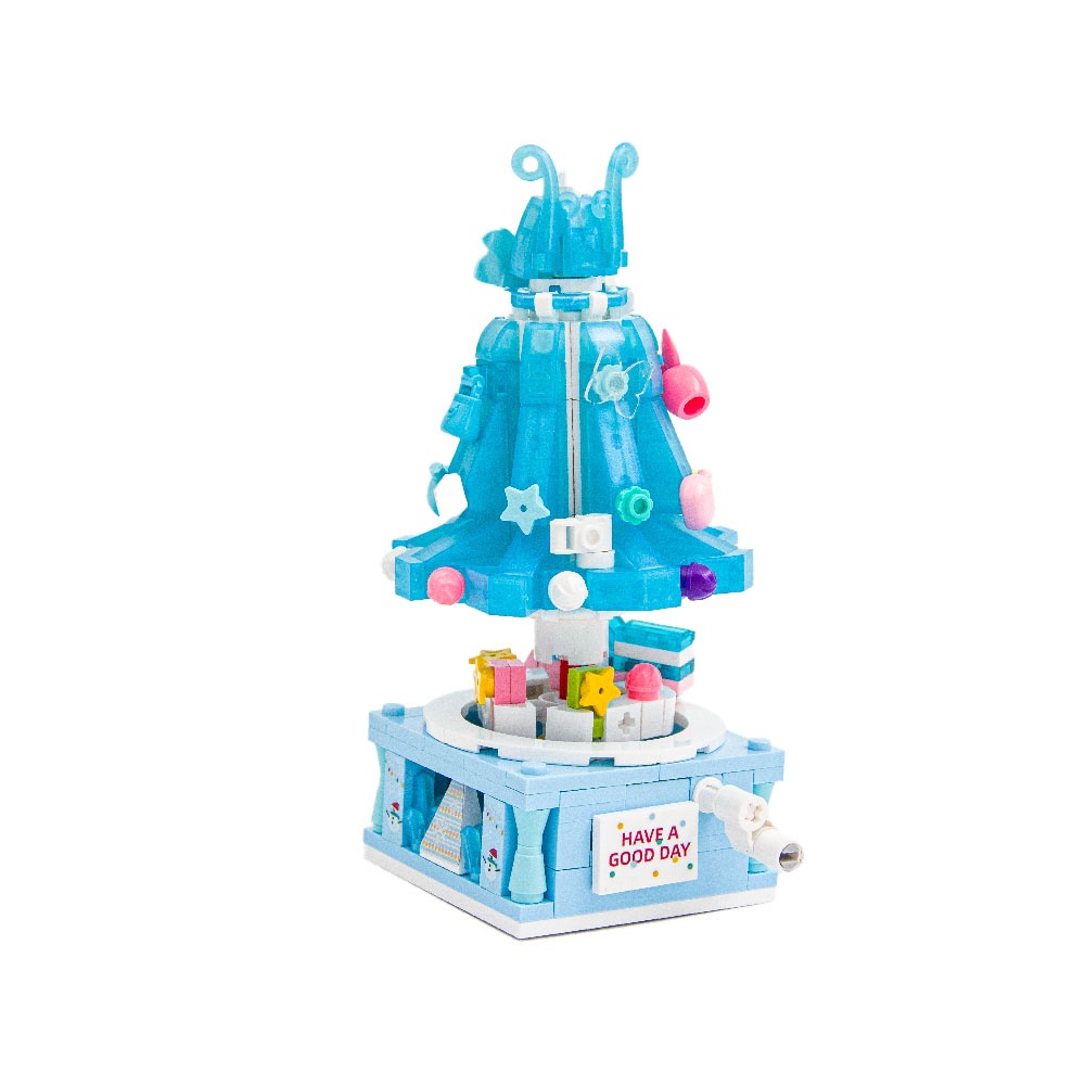 Sluban Building Set: Pleyerid - Blue Christmas Tree - Image 3