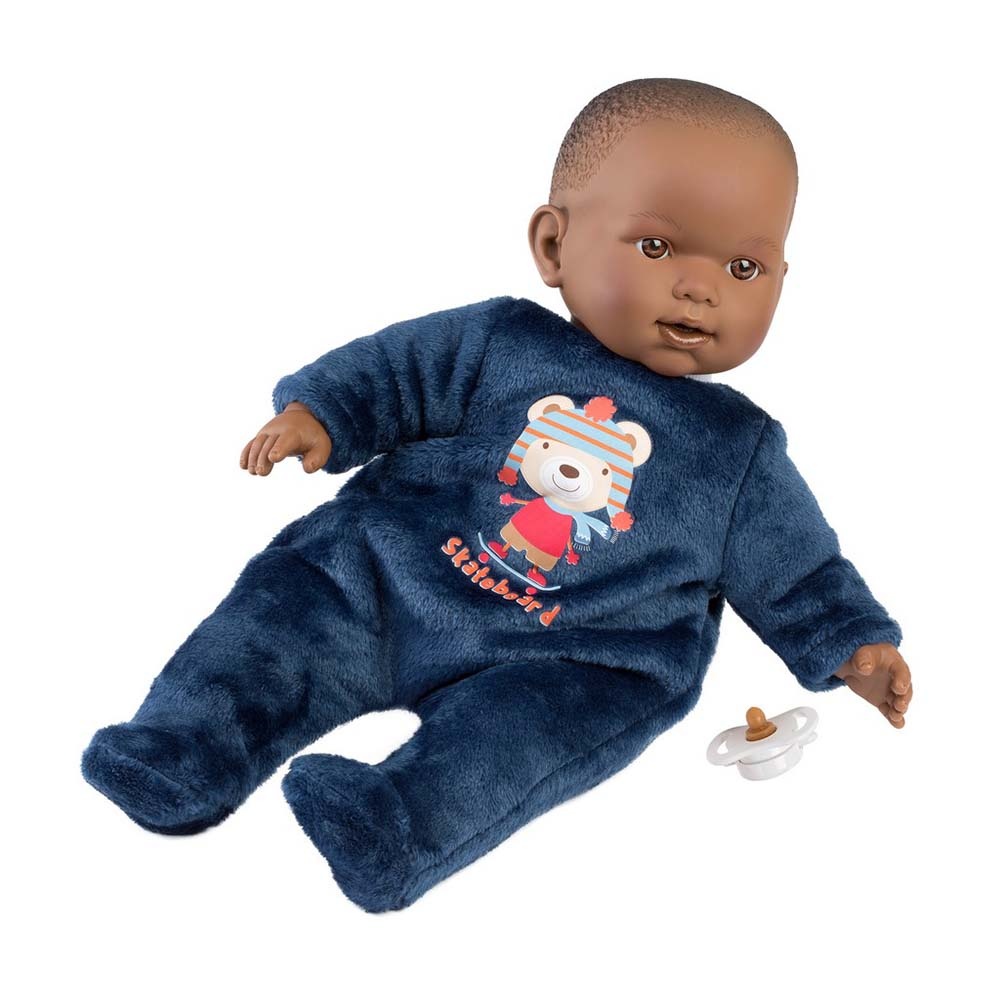 Llorens - Baby Boy Doll with Clothing & Pacifier: Zareb - 42cm - Image 3