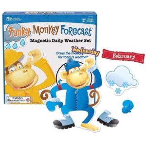 Learning Resources - Funky Monkey Forecast Magnetic Daily Weather Calendar