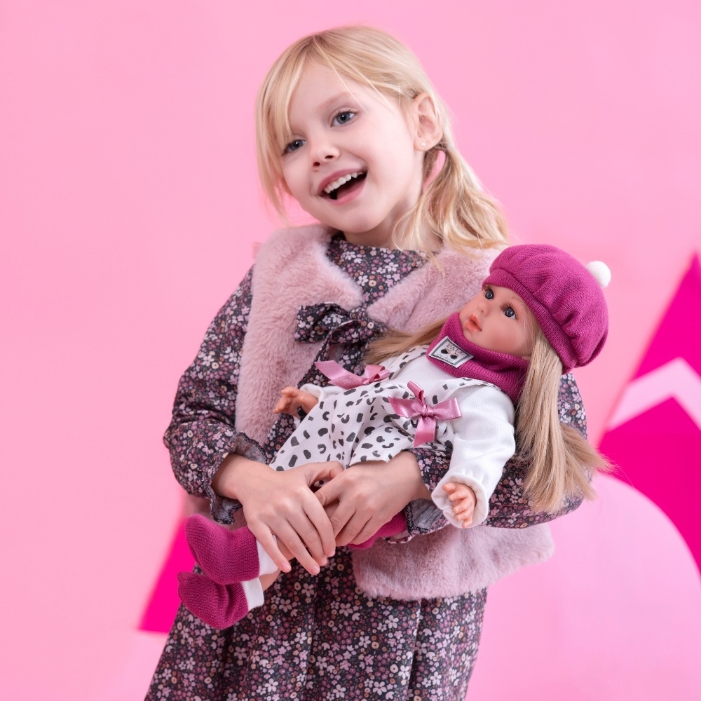 Llorens - Baby Girl Doll with Clothing & Accessories: Carla - 40cm - Image 2