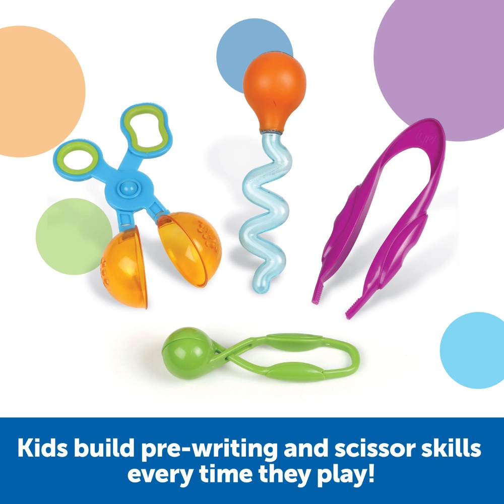Learning Resources - Helping Hands - Fine Motor & Sensory Play Tools Classroom Set - Image 3