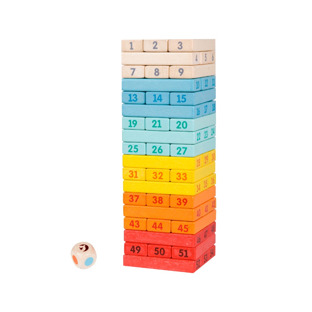 Classic World - Deluxe Colourful Stacking Game - 55pcs - Image 5