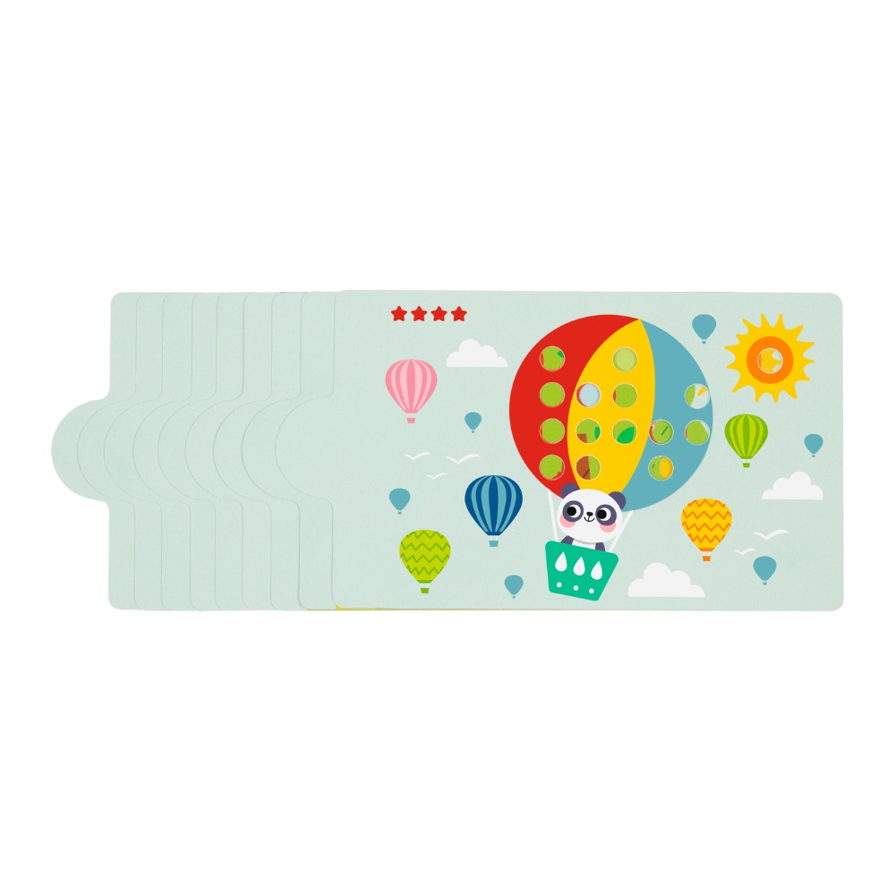 hi Pando - Magnetic Pegboard Maze with Activity Cards - 12pcs - Image 5