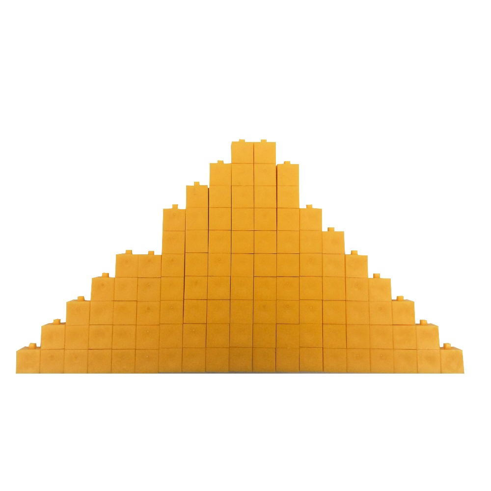 Gigo - Base Ten Linking Set - Yellow - 121pcs Polybag - Image 5