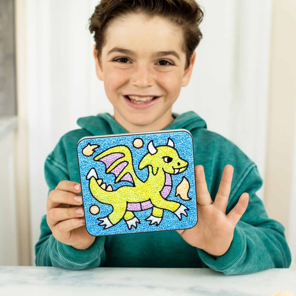 Educational Insights - Colour By Playfoam® Dragon - Sensory Dough Craft Set - Image 2