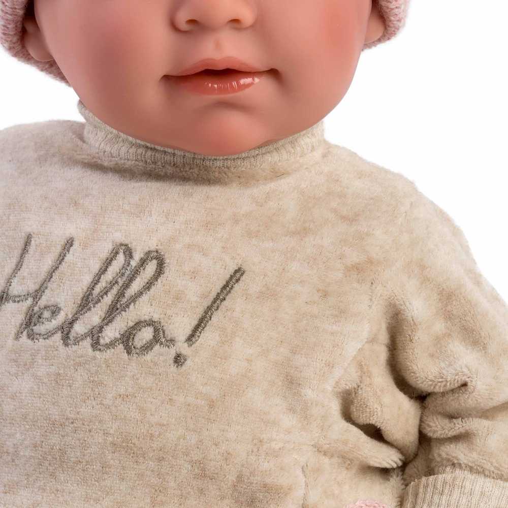 Llorens - Baby Girl Doll with Outfit & Cushion: Mimi - 42cm - Image 2