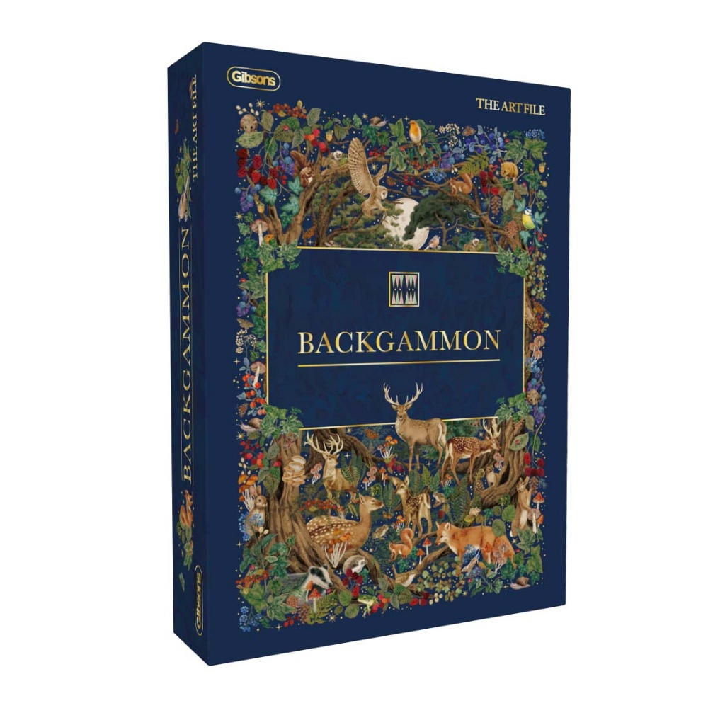 Gibsons - The Art File: Backgammon Family Board Game - Image 4