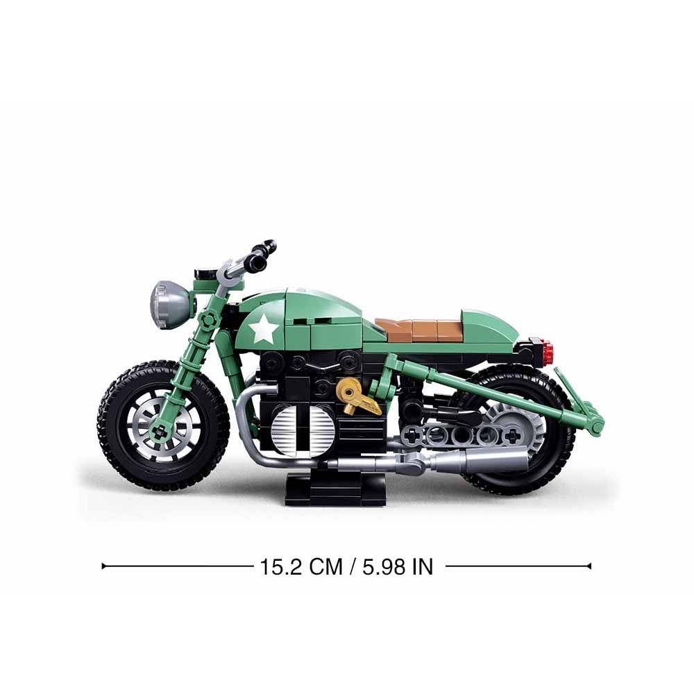 Sluban Building Set: Model Bricks - R75MS Motorcycle - 215pcs - Image 5