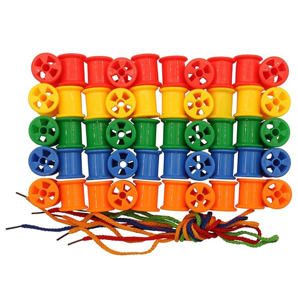 Anthony Peters - Plastic Sorting Cotton Reels And Laces - 55pcs - Image 4