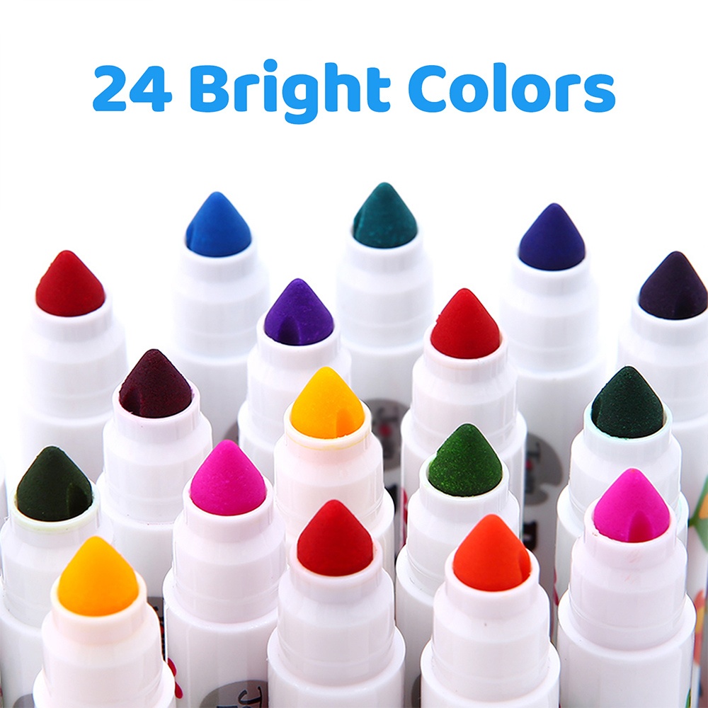 Jar Meló - Washable Markers - Non-Toxic - 24 Colours - Image 2