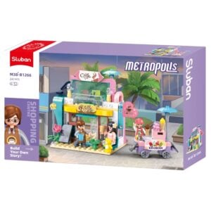 Sluban Building Set: Metropolis - Coffee Shop - 241 Pieces