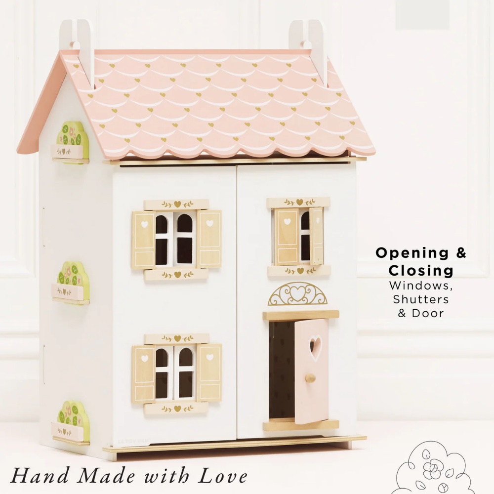 Le Toy Van - Roseheart Wooden Dolls House - Image 2