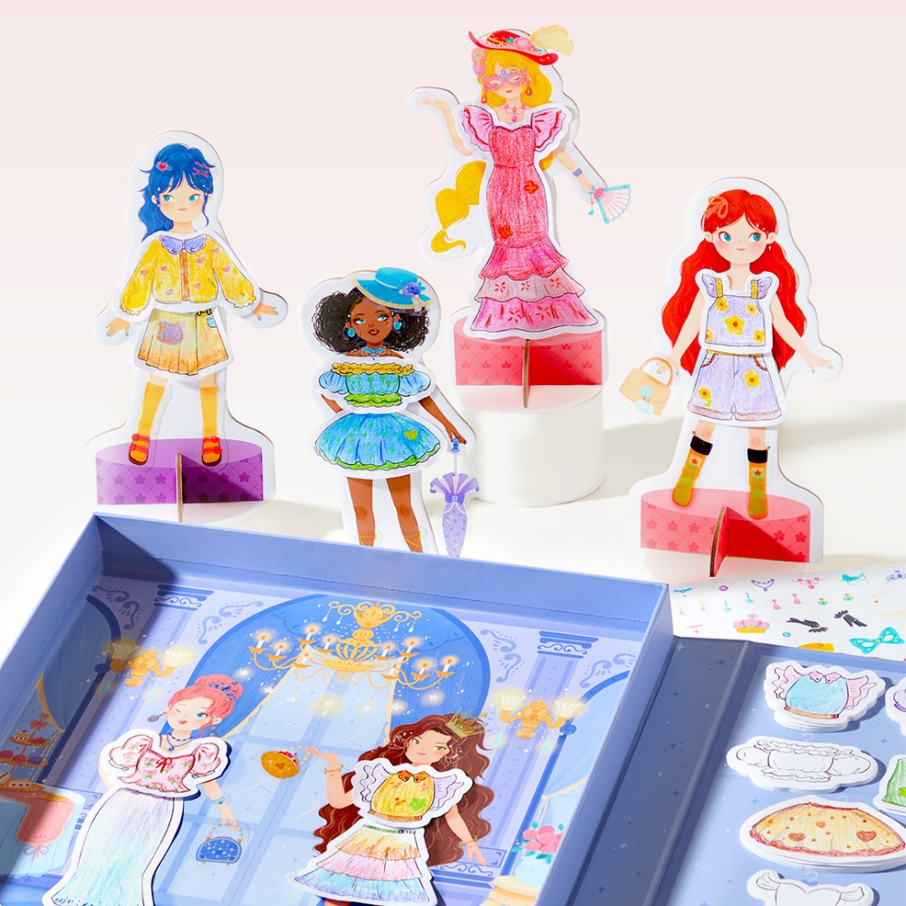 Mideer - Dress-Up Collage Arts & Crafts Set: Sparkling Ball Night - Image 5
