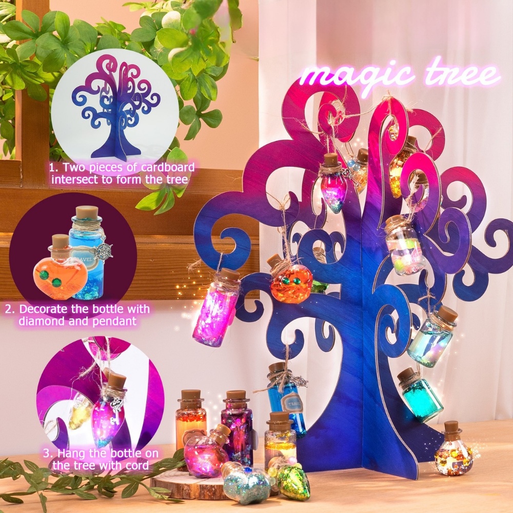Jar Meló - Magical Potions Making Kit - DIY Fairy Potion Bottles Craft Activity for Kids - Image 2