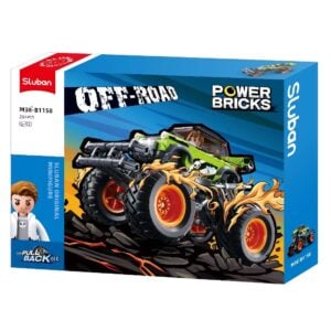 Sluban Building Set: Pull Back PowerBricks - Off Road Vehicle - 264pcs
