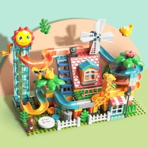 Feelo - Animal Theme Park - Large Building Block Set - 255 Pieces-**