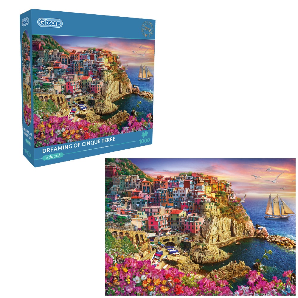 Gibsons - Dreaming of Cinque Terre - 1000 Piece Jigsaw Puzzle - Image 5