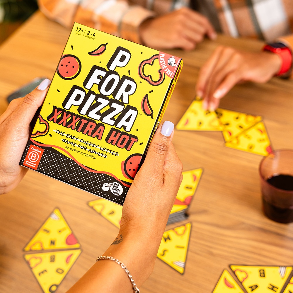 Big Potato Games - P for Pizza Extra Spicy - Party Card Game - 2-4 Players - Image 3