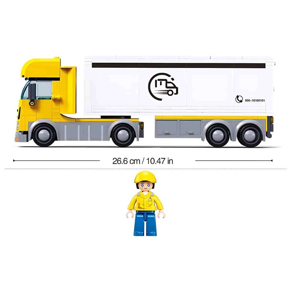 Sluban Building Set: Metropolis - Delivery Truck - 269 Pieces - Image 5