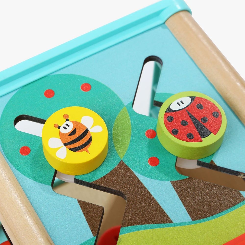 TopBright - 5-in-1 Garden Play Cube: Montessori Activity Toy - Image 2