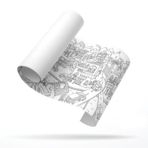 Mideer - Giant Colouring Roll: City - 10m