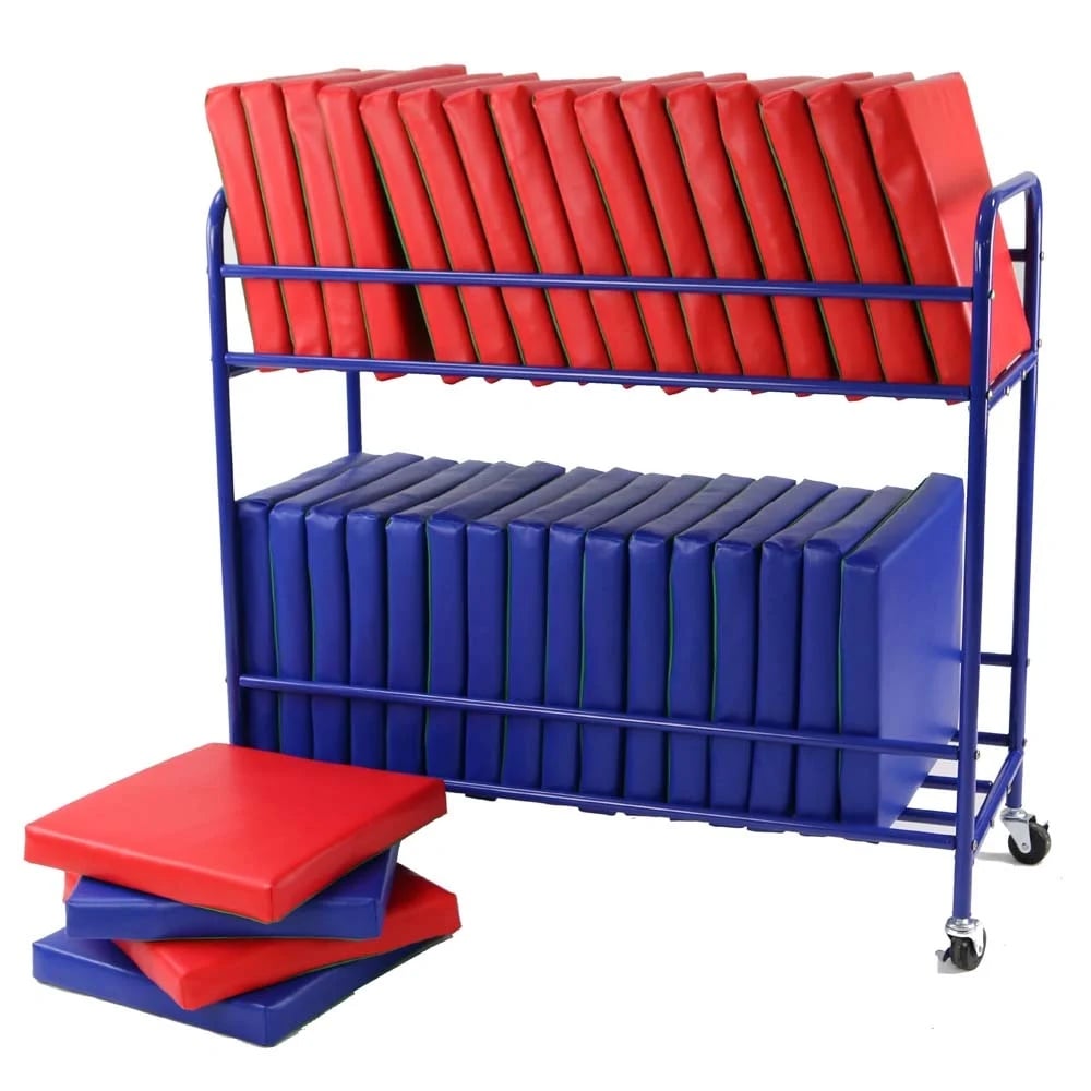 Greenbean - Metal Storage Trolley for Floor Mats - 88 x 36 x 83 cm