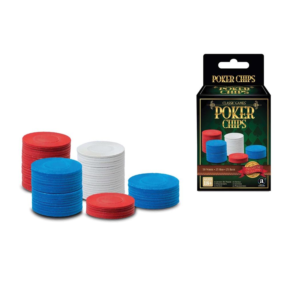 Ambassador - Classic Games - 100 Poker Chips - Image 3