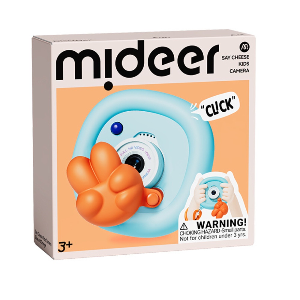 Mideer - Say Cheese Kids Camera - Blue and Orange