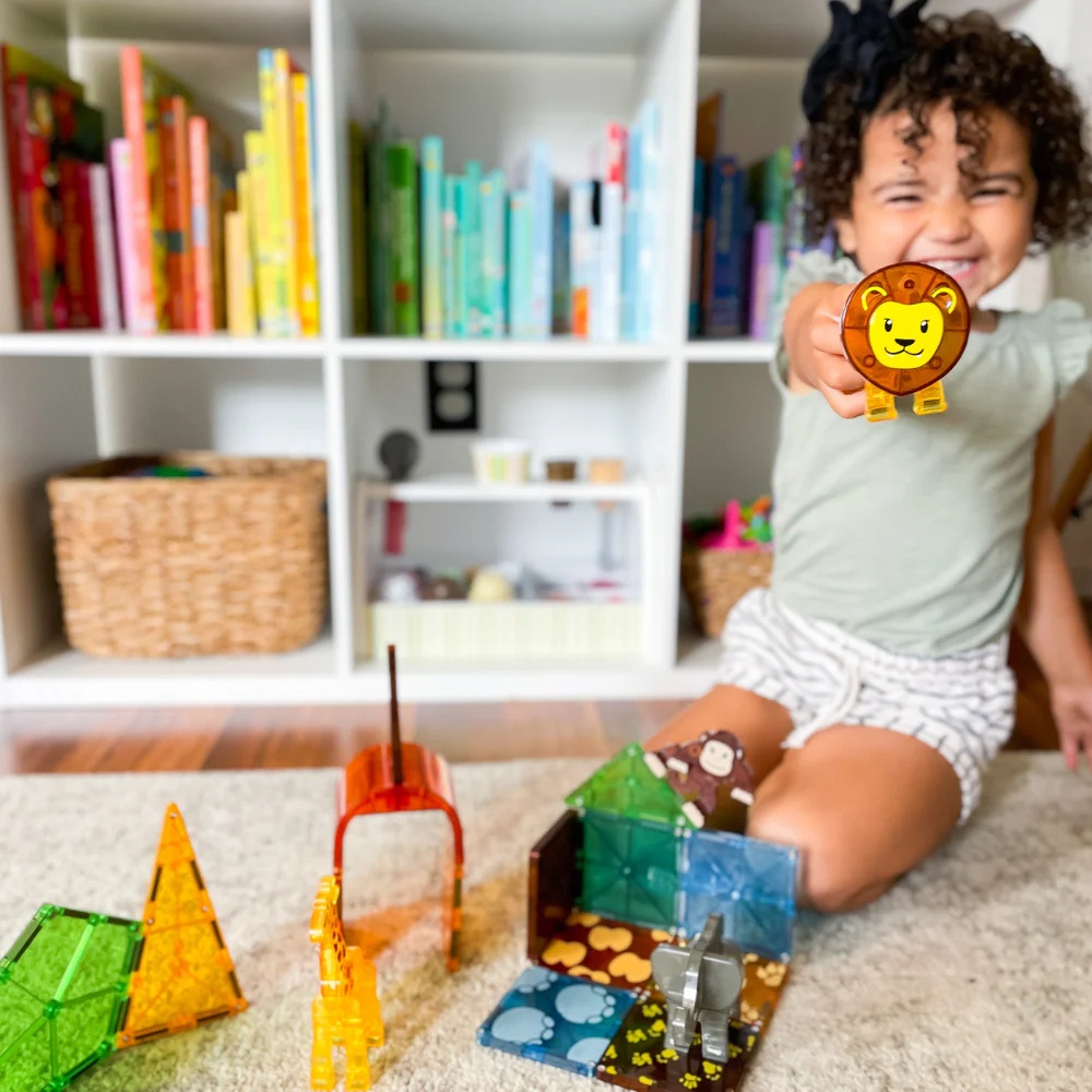 Magna-Tiles - Magnetic Construction Set - Safari Animals Set - 25pcs - Image 3