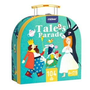 Mideer - Gift Box Jigsaw Puzzle for Kids - Tales Prade - 104 Pieces