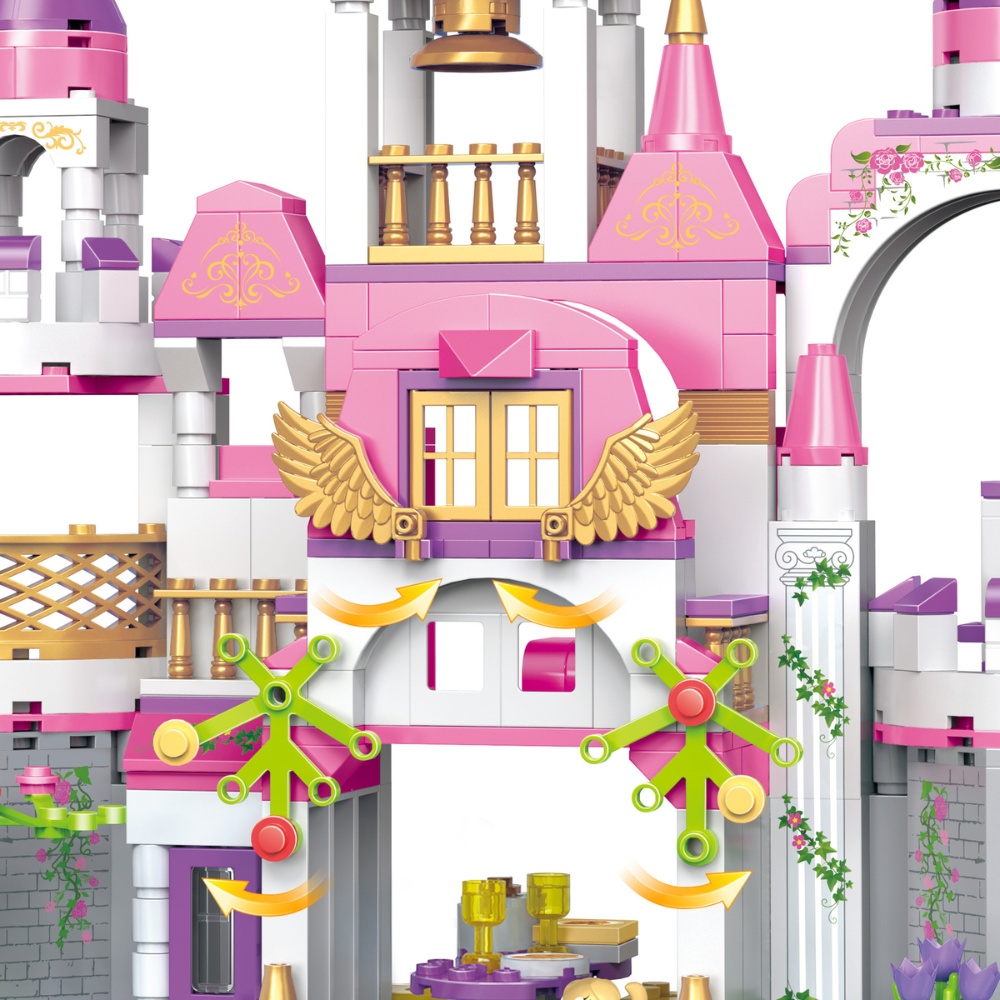 Cogo - Building Block Set - Fairytale Dream Castle - 516 Pieces - Image 5