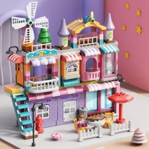Feelo - Building Block Set - Girls Villa - 216 Pieces-**